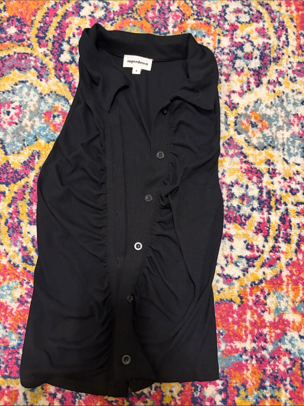 Superdown Rina Ruched Top - Picture 2 of 4